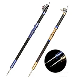 Caña telescópica surfcasting fibra de carbono para agua salada y dulce