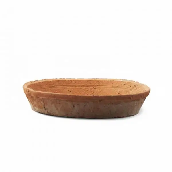5xTerracotta Plant Saucer Promotes Drainage Shallow Pottery Plant Base Rustic Simplicity Aesthetic Clay Pot Tray for Indoor