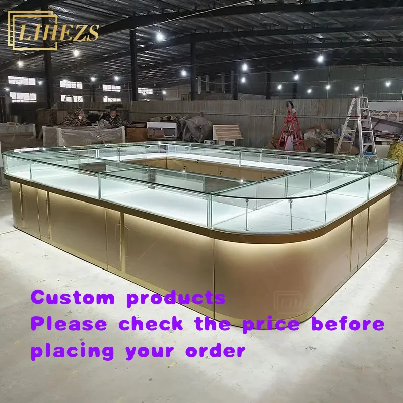 custom.Modern Beauty Skincare Showcase Jewelry Cosmetics and Perfume Elegant Shop Furniture Design Shopping Mall Kiosk