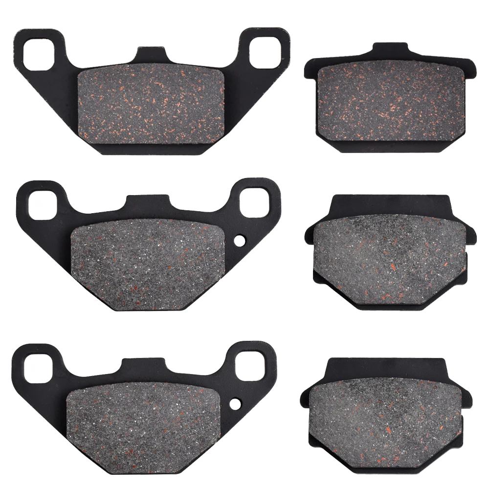 Para Kawasaki FX 400 R (ZX400 E1-E3) 1986-1988 GPZ 400 R (ZX400 D/D3/D3A) / GPZ 500 S discos de pastillas de freno delanteras y traseras de motocicleta