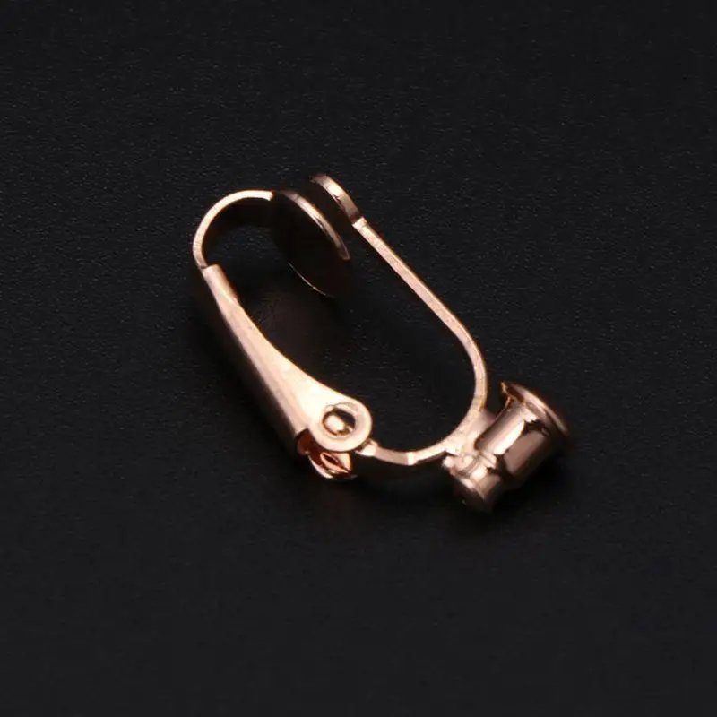 A52E Clip-on-Ohrring-Konverter, sicherer, hypoallergener, sicherer Ohrring-Clip, kein Ausbleichen, Komponenten für die – Detail 6