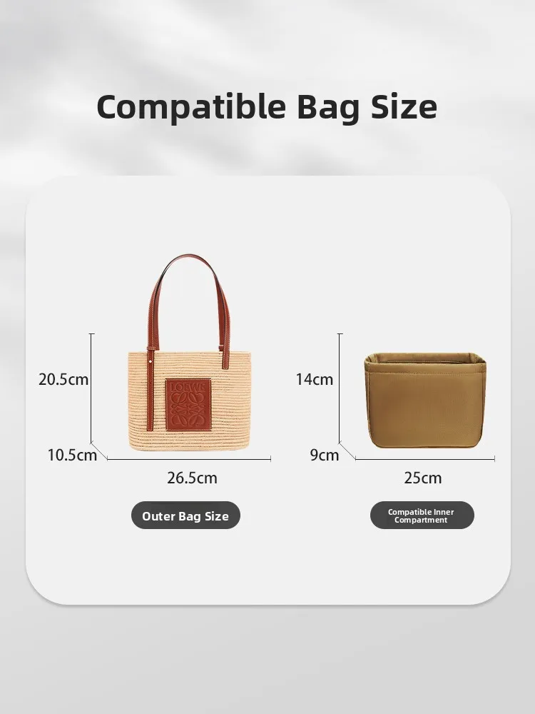 Cesta Roquefort, bolso tejido de paja, organizador interior, bolsa de nento para uso doméstico, Material de nailon d...