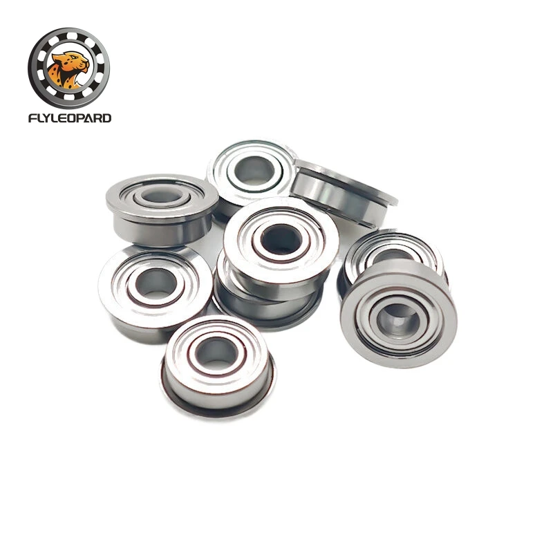 10pcs MF83ZZ 3x8x3 mm Miniature Flanged Ball Bearing ABEC-7 Double Shielded Chrome Steel MF83 Z ZZ 3mm x 8mm x 3mm