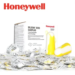 Honeywell-Bilson 303 Tampões em Forma de Bala, Laser Lite, Espuma de Poliuretano, Pequeno, Sem Cordão, Descartável, 200 Pares