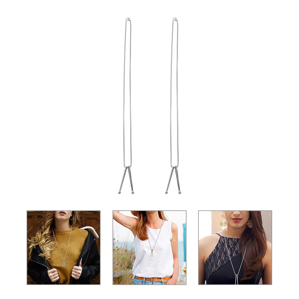 

2Pcs Drumsticks Pendant Necklace Metal Jewelry Unique Design Musical Gift for Women Men Necklaces Aesthetic Women Necklace