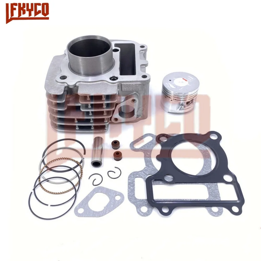 Motorcycle 51mm Engine Cylinder Piston Gasket Kit Set Motor for Yamaha Crypton T110 T110C C8 2010-2018 Motoblock Equipment Parts