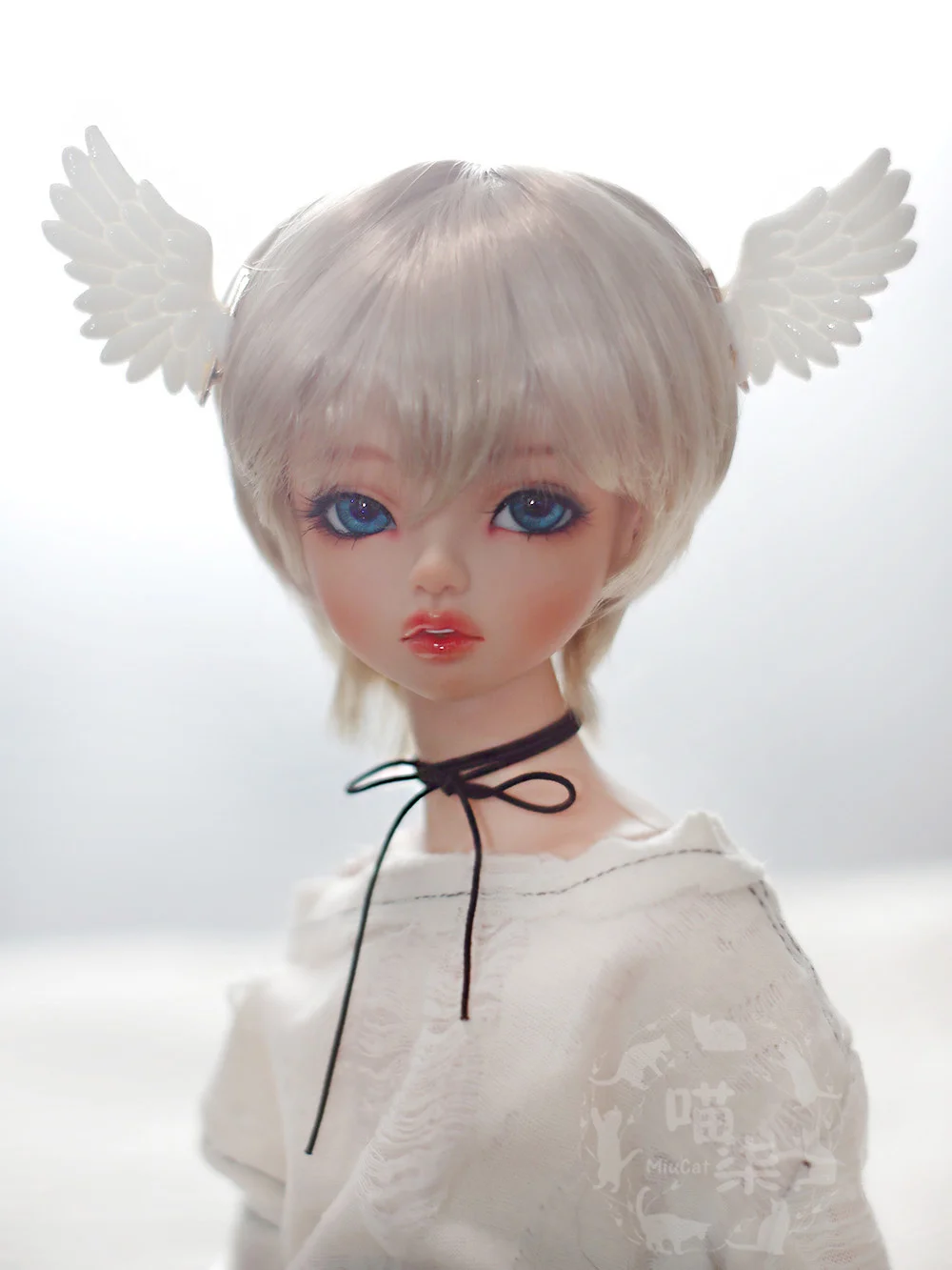 BJD doll accessories suitable for 1/3 1/4 1/6 size doll with hairpin angel devil wings headdress