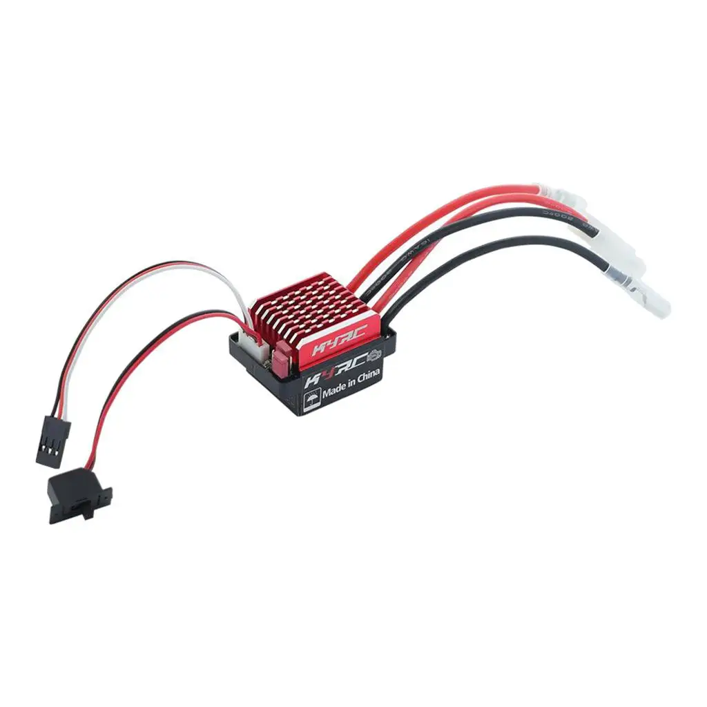 RC Car ESC 60A Brushed Motor Eletronic Speed Controller Bidirectional Output for 1:10 RC Touring Car Buggy Truck Crawler Part