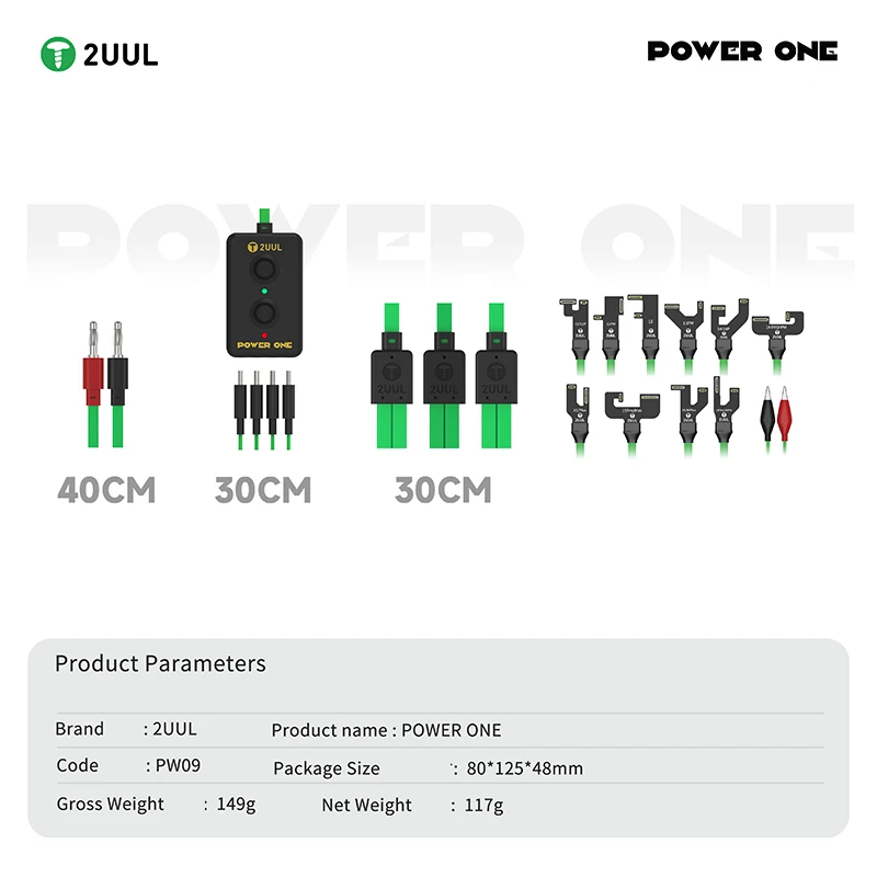 

2UUL PW09 POWER ONE One Click Power On Cable for Phone 12-16 Series Motherboard Repair Power Supply One-Touch Tool