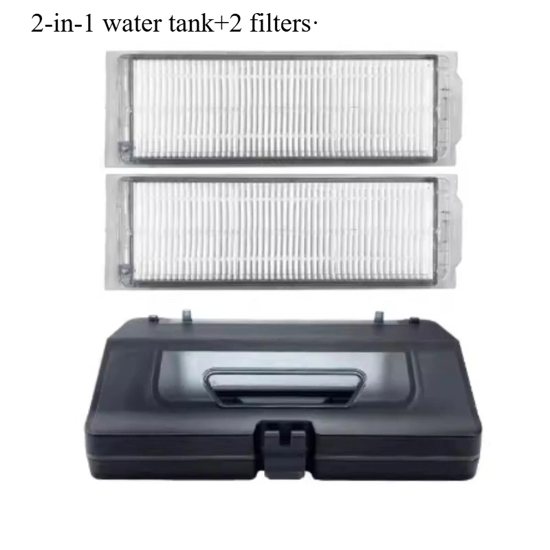 

Подходит для робота-пылесоса 3C: аксессуары B106CN, контейнер для пыли, бак для воды 2-в-1, основная щетка, кронштейн для тряпки.