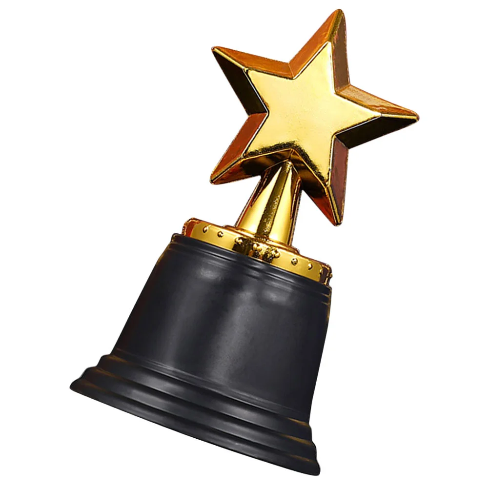 Toys Star Trophy Plastic Trophies for Competitions Decorate Winners Staff Gifts