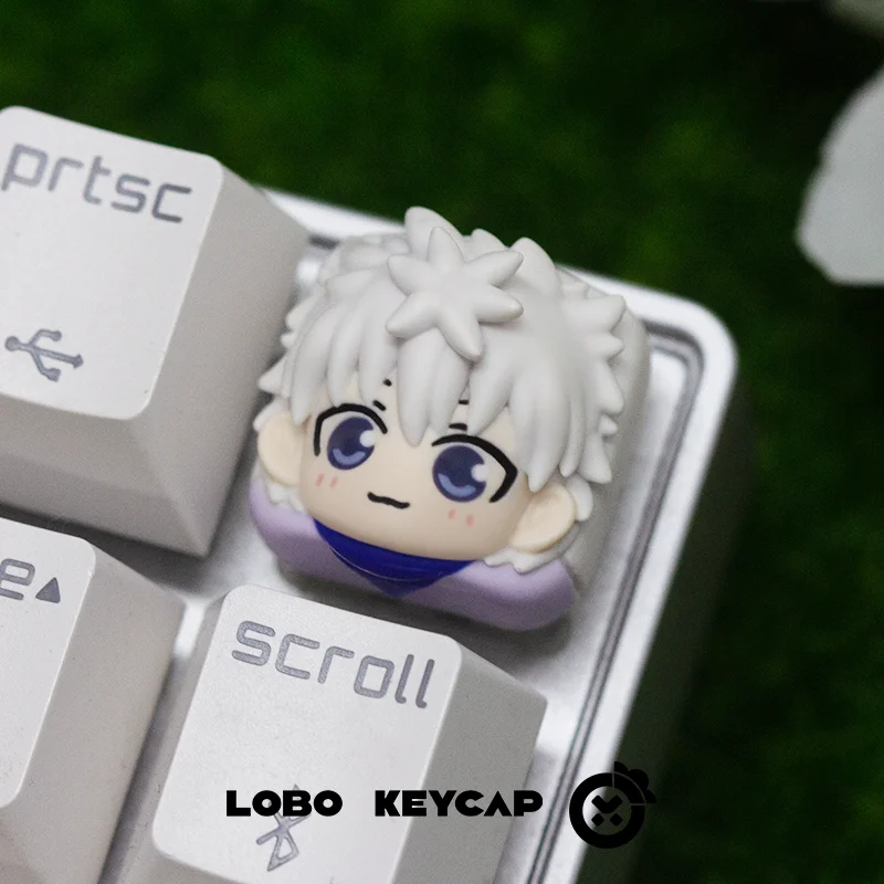 Resin Cartoon Hunterxhunter Chrollo Lucilfer Gon Freecss Anime Character Merchandise Keyboard Accessory Esc Replacement Keycap view 6