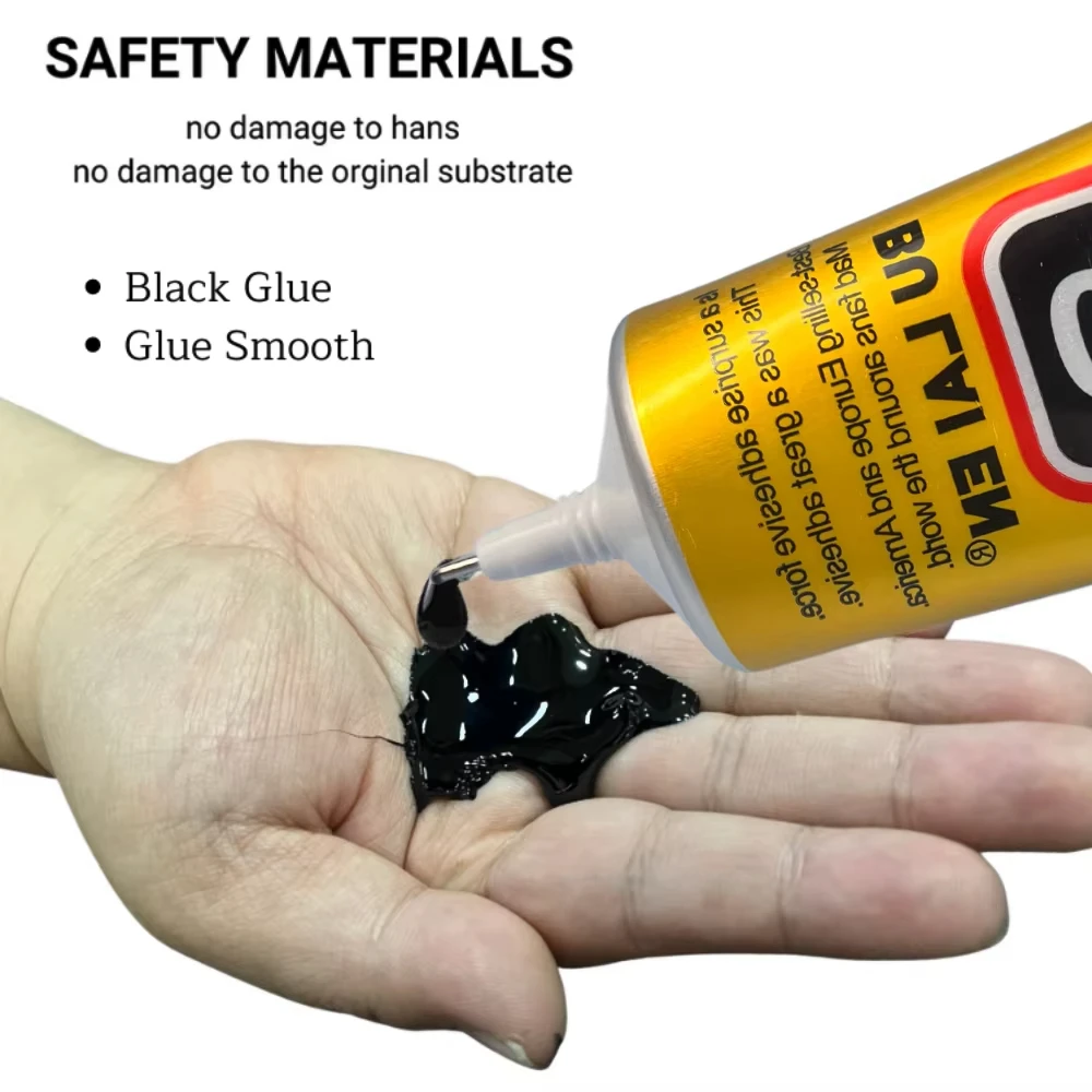 15ML 25ML 50ML 110ML T7000 Trasparente Contatto Riparazione Del Telefono Adesivo Universale di Vetro di Plastica Colla FAI DA TE B7000 Applicatore di Precisione Colla