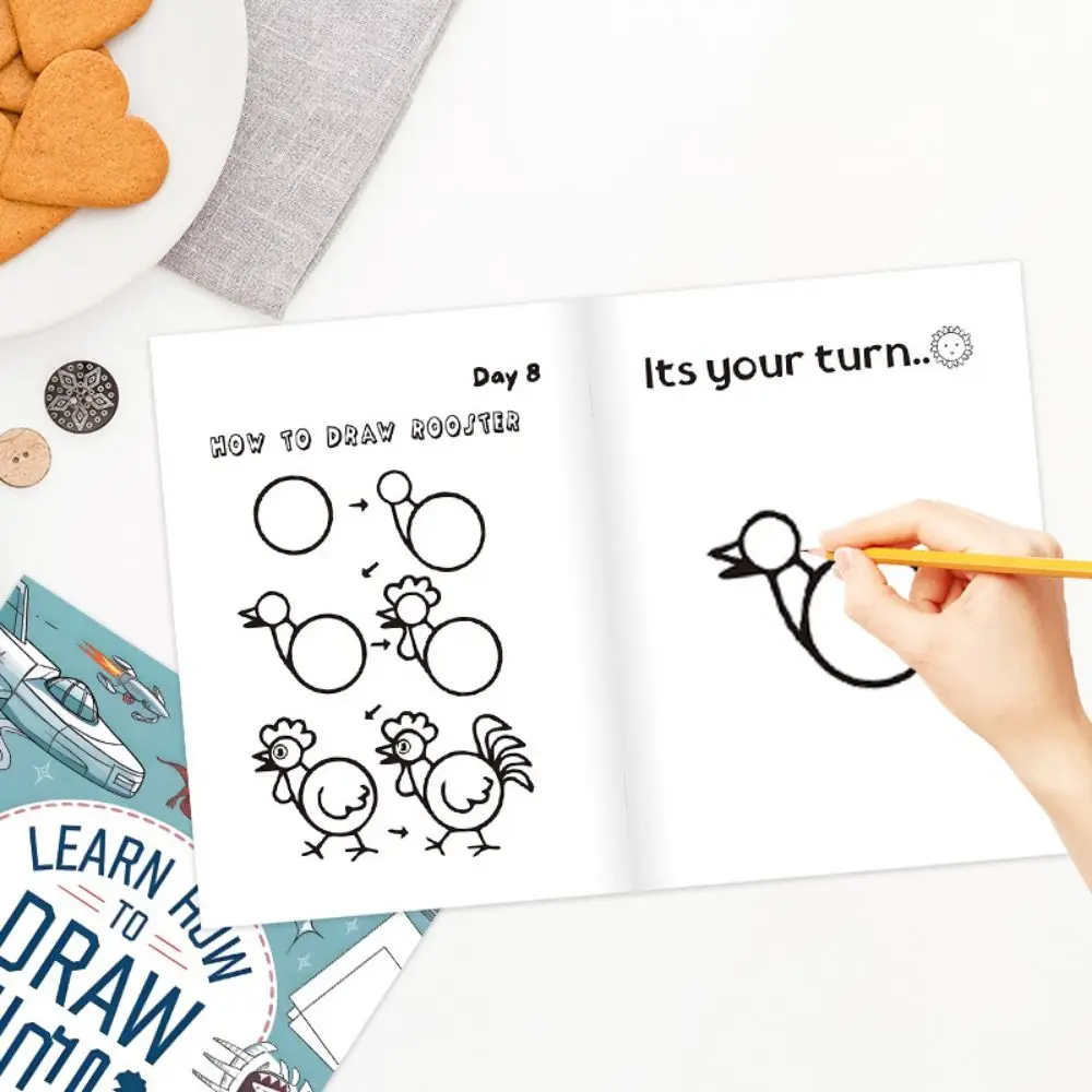 

Travel Drawing Cartoon Coloring Book Enlightenment Stationery Graffiti Copy Sketch Book Early Education Doodling