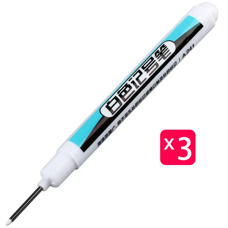 Weißer Marker, ölige, feine Spitze, Kurier, wasserfest, lichtecht, Werbung, Grußkarte, Reifen, Glas, Textmarker, kann nicht gelöscht werden