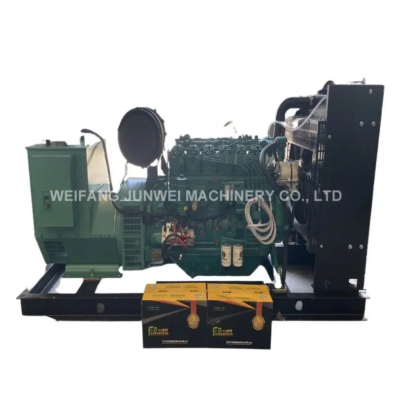 

Weifang 400kw all copper three-phase brushless generator, including ATS large emergency generator set, marine generator set