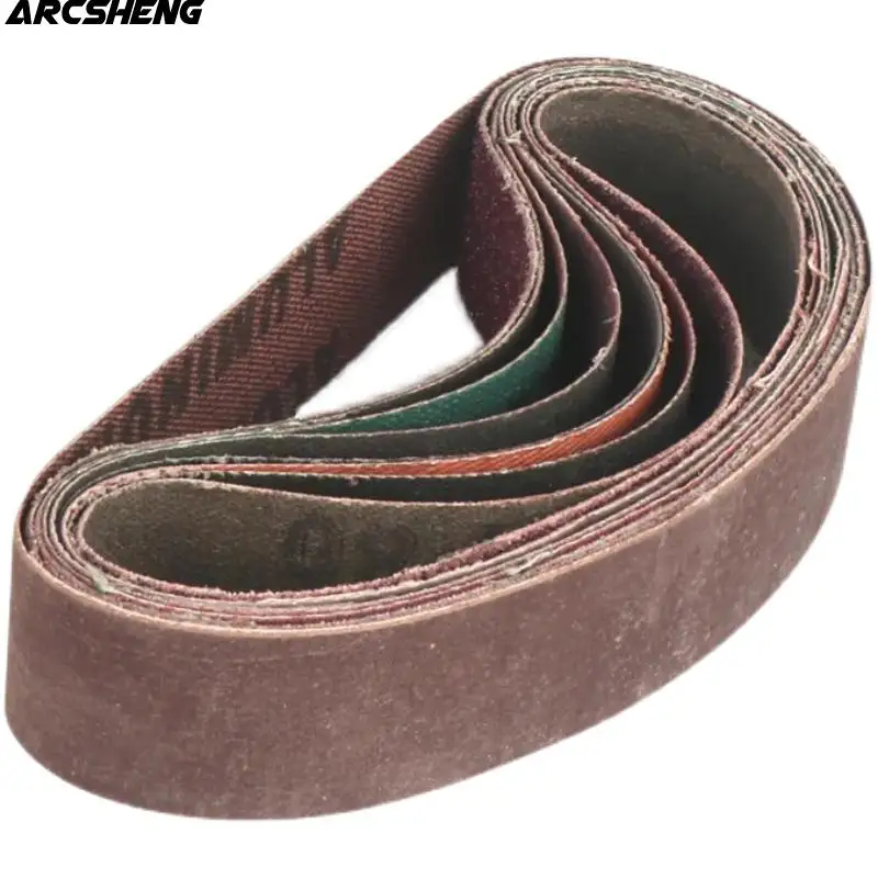 5/10pcs Mix Set 330*30mm Sanding Belts Wood Soft Metal Polishing Sandpaper Abrasive Bands For Small Belt Sander Abrasive Tool