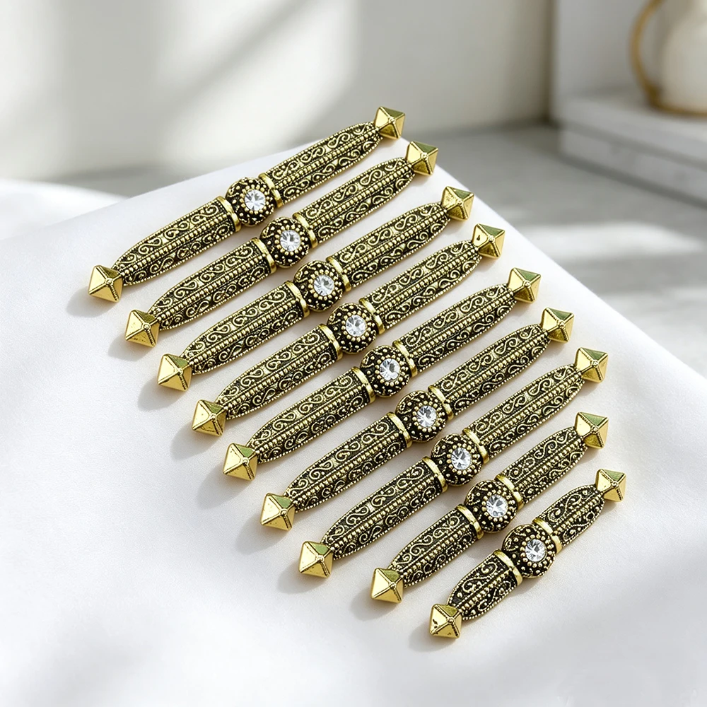 9pc Vintage Retro Gold Silver Color Slavic Caucasus Women Breastplate Chest Brooch Turkish Bridal Jewelry Wedding Accessories