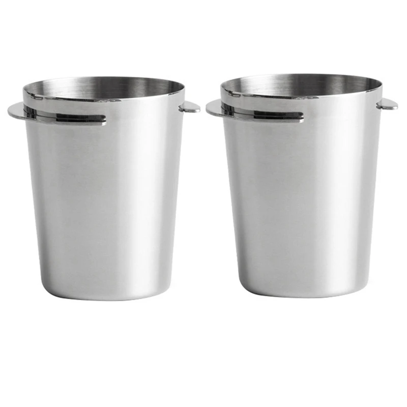 

2 Pcs 51Mm Coffee Dosing Cup Stainless Steel Coffee Dosing Cup Coffee Machine Removable Accessories For Coffee Machine