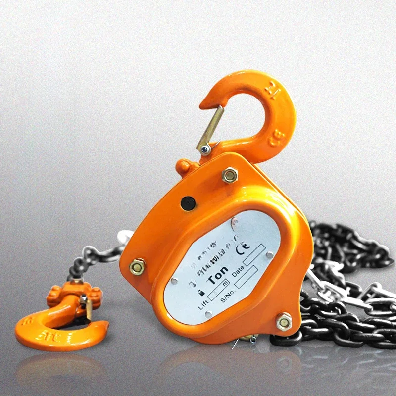 Chain hoist reversing chain manual crane lifting triangular iron