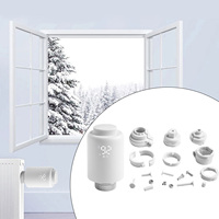 Smart-ZigBee TRV Radiator Actuator Valve Thermostatic Radiator Valve Temperature Controller Support For Alexa For Google Home