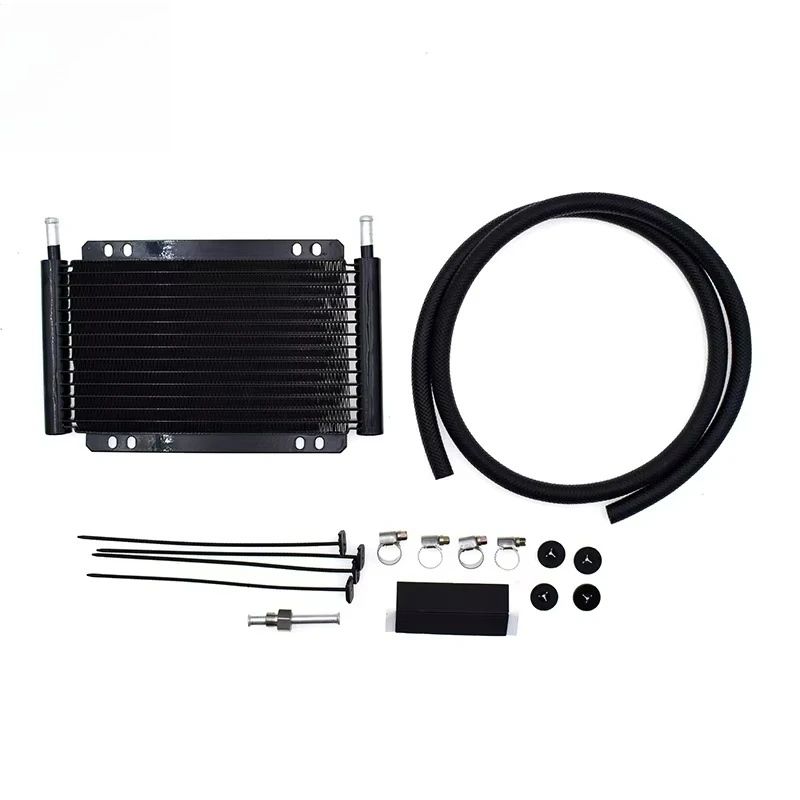 Universal Aluminum 15 Row Automotive Engine Oil Cooler Automatic Transmission Oil Cooler