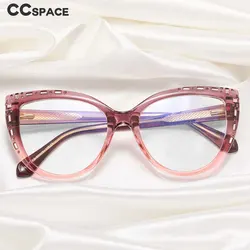 New Fashion Large Size Glasses For Women Retro Transparent Glasses Anti Blue Light Eyeglass Frame Prescription Eyeglasses 55133