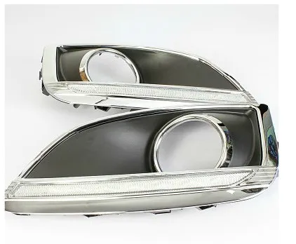 2010~2015/2018~2019 car bumper headlight for Hyundai IX35 daytime light DRL car accessories LED headlamp for IX35 fog light