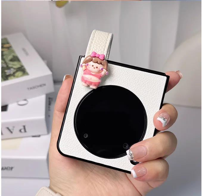 Zte Libero用の花とブレスレット付きのNubiaフラップレザーケース,キュートでファッショナブルなアクセサリー