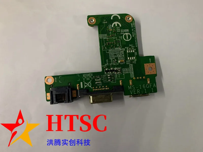 

Original FOR MSI GE60 15.6" Genuine Laptop USB VGA LAN Port Board MS-16GFA 1test OK