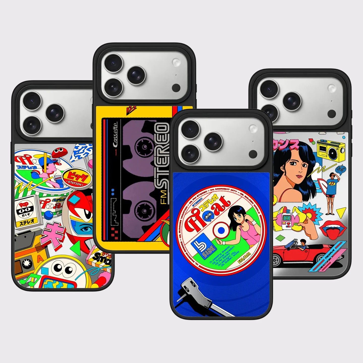 

Anime Record Mirror Surface Magnetic Phone Case Cover for IPhone 12 13 14 15 16 17 Pro Max Case for IPhone Air
