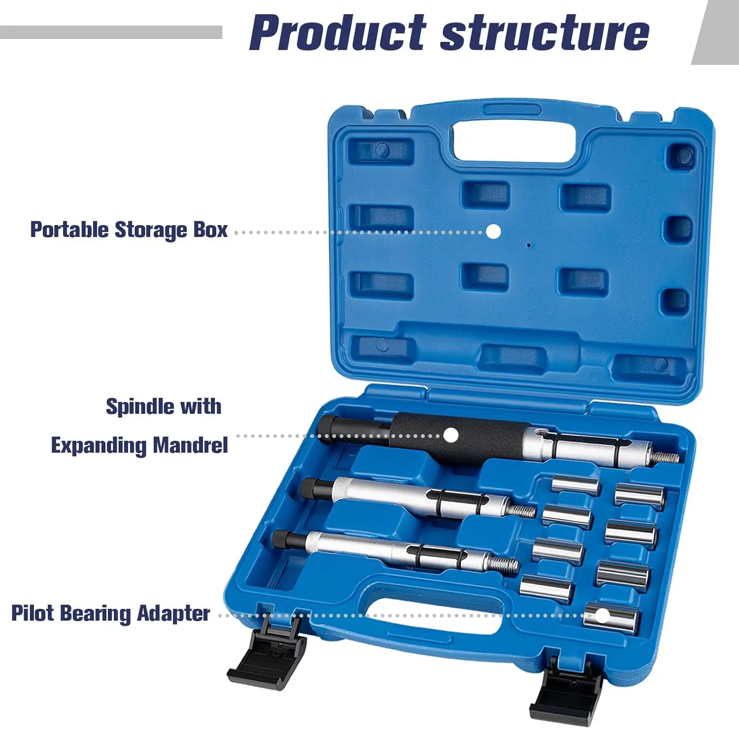 Juego de herramientas de alineación de embrague universal de 11 piezas