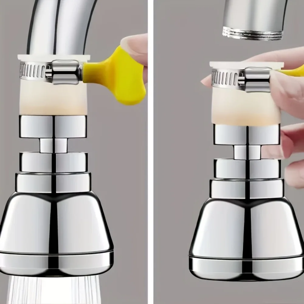 Universal faucet adapter, plastic anti slip faucet connector, suitable for water purifiers, washing machines, and car washes