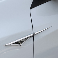 Car Body Door Side Fender Blade Logo Emblem Badge Decals Sticker For Borgward BX7 BX5 BX6 BX3 Styling Decoration Accessories