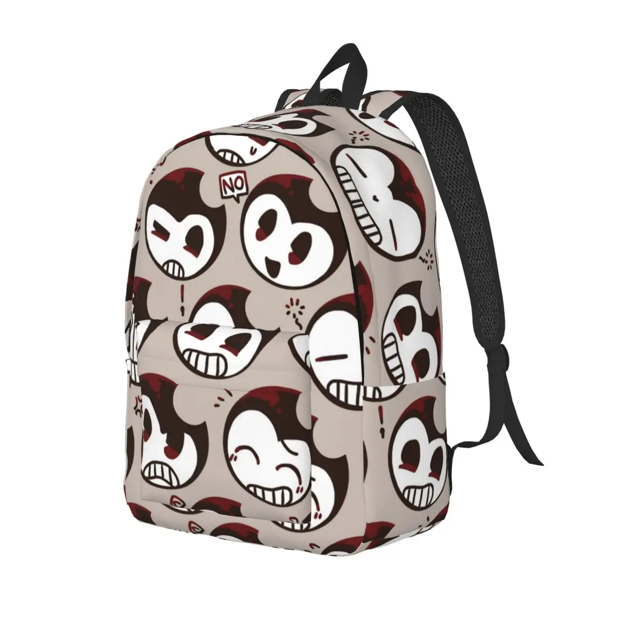 Bendy And The Dark Revival Backpack for Boy Girl Kids Student School Book Bags Gaming Daypack Preschool Primary Bag Sports