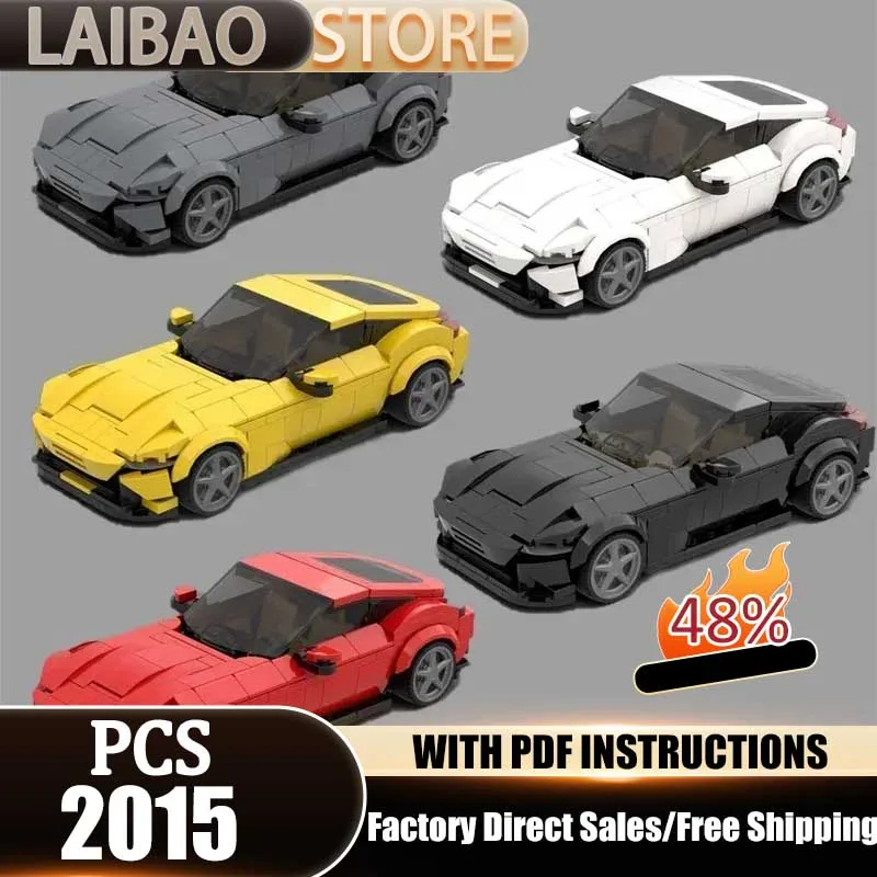 

Champion Speed Cars Sets Moc Building Blocks City Car Model Technology Bricks DIY Assembly Construction Toy Holiday Gifts