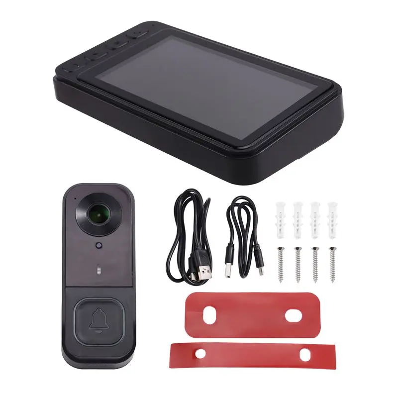 

AAAEL-HD IPS For Wireless Video Doorbell With Screen Low Power Consumption For Wireless Voice Intercom Full-Color Night Vision