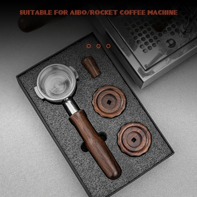 Wood Coffee Machine Modification Kit Solid Wood Handle Set Compatible with Rocket E61 / Lelit E61 Espresso Machine