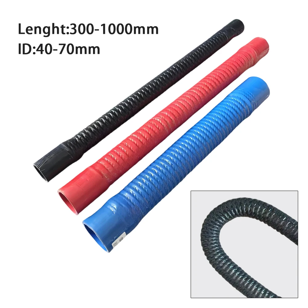 

Universal Straight Silicone Hose Radiator Tube Pipe For Air Intake High Pressure High Temperature ID40mm-70mm L300mm-1000mm