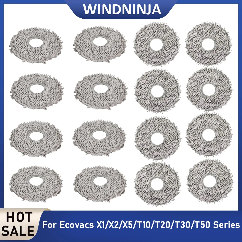 Für ECOVACS Deebot X1 Omni X2 Omni T30 Pro Omni X1 X2 T5 T10 T20 Omni T30s T50 Combo Roboterstaubsauger Wischtuch Wischpad Ersatzteil