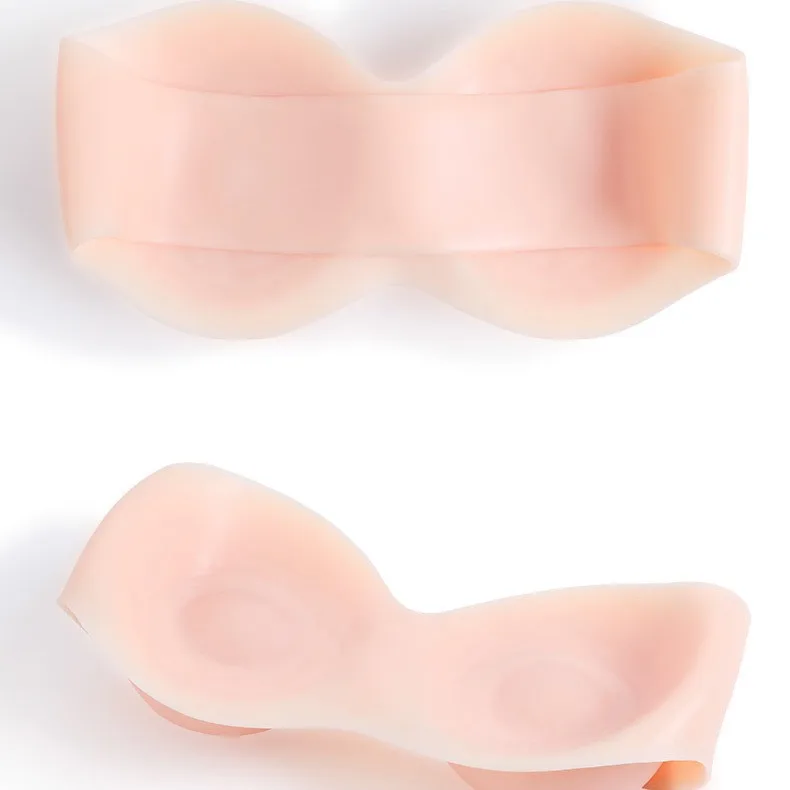 C/D Cup Silicone Bra with Concave Bottom Fake Breast Female Anchor Fake Breast CD Disguised Fake Breast