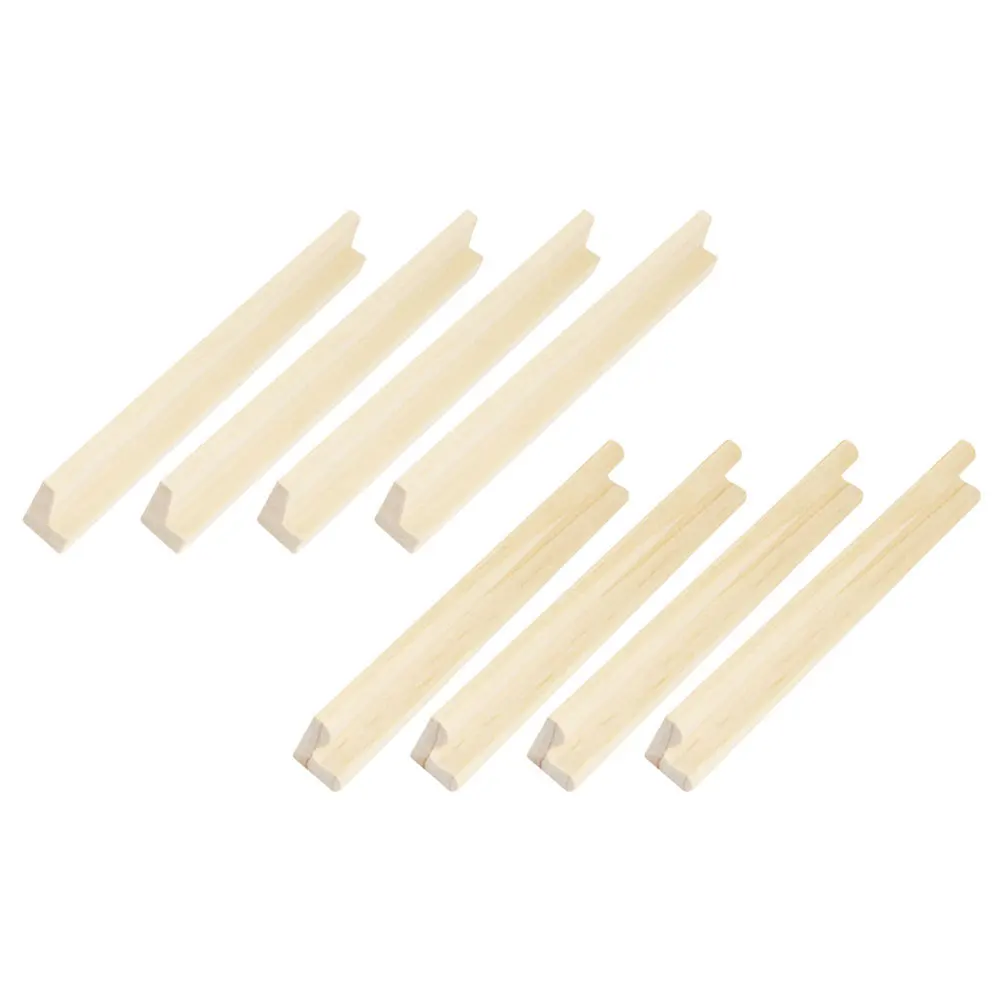 8 Stuks Houten Domino Houders Gladde Goed Geconstrueerde Rekken Desktop Multifunctionele Bases Display Stand Gaming Kaarten