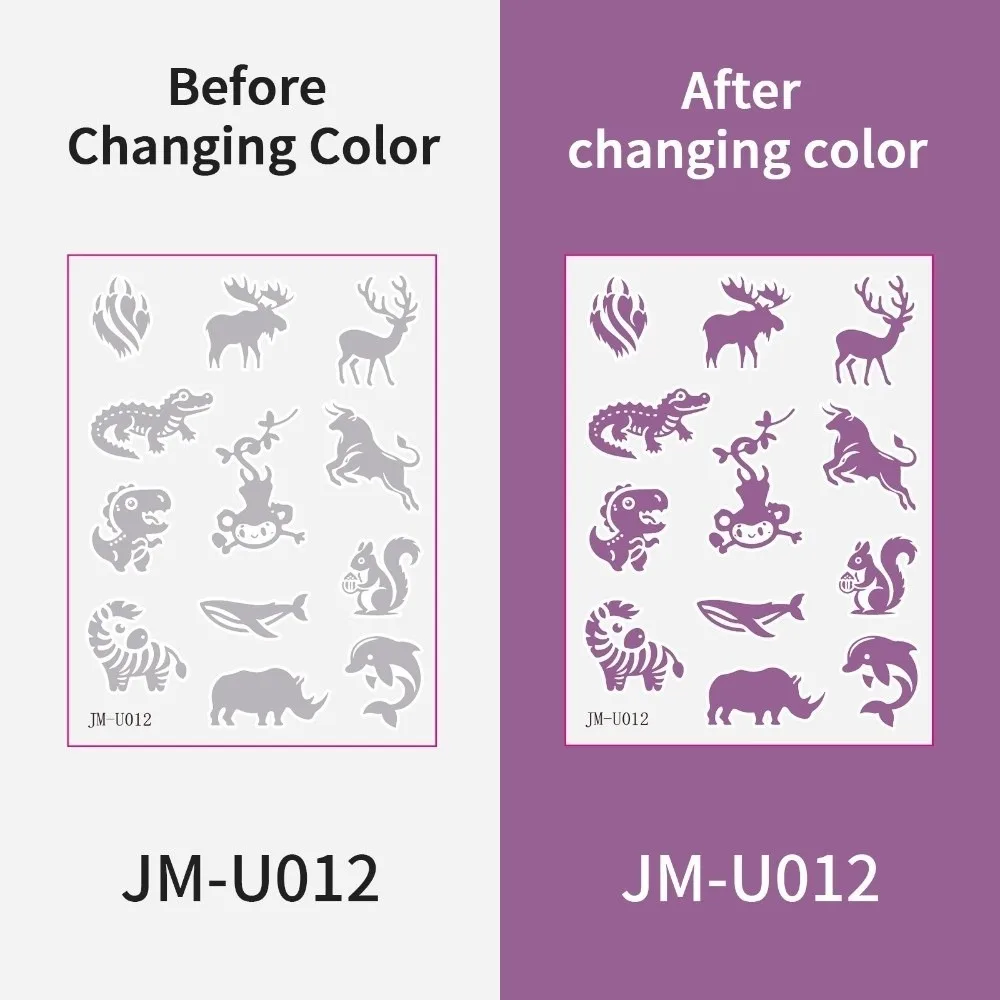 

Waterproof UV Detection Sun-proof Tattoo Stickers DIY Disposable Photosensitive Temporary Tattoos Long Lasting