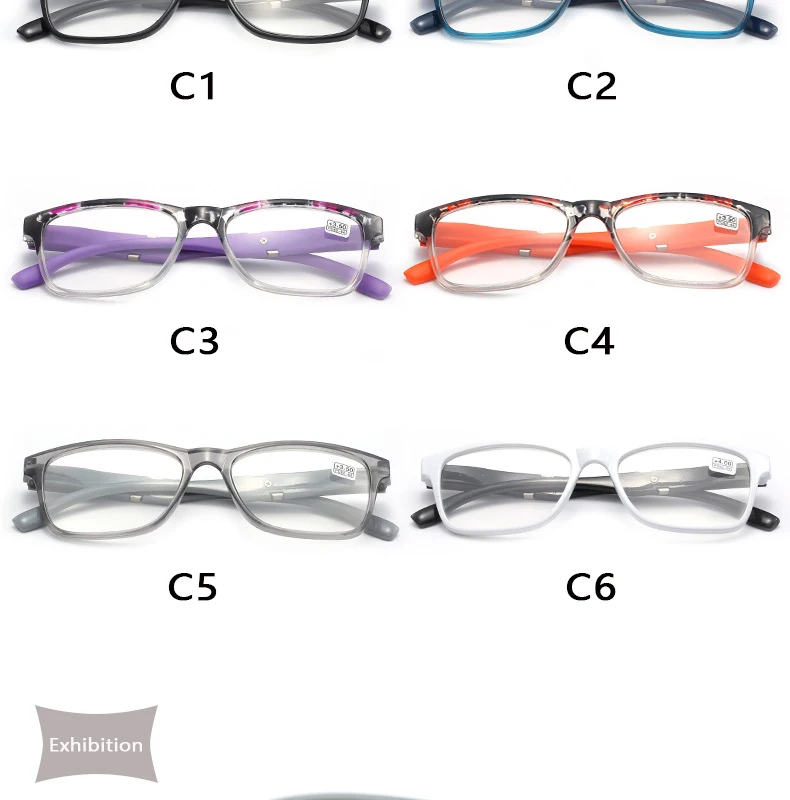 Neuer Stil Presbyopie A Cut Pupillenabstand High-Definition-Linsen Sportlesebrille für Männer und Frauen – Detail 2