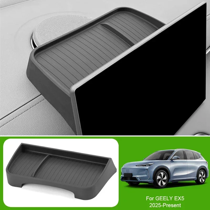 For GEELY EX5 PREFACE 2024-2026 Car Armrest Box Storage Wireless Charging Mat Auto Lower Central Control GPS Organizer Tray