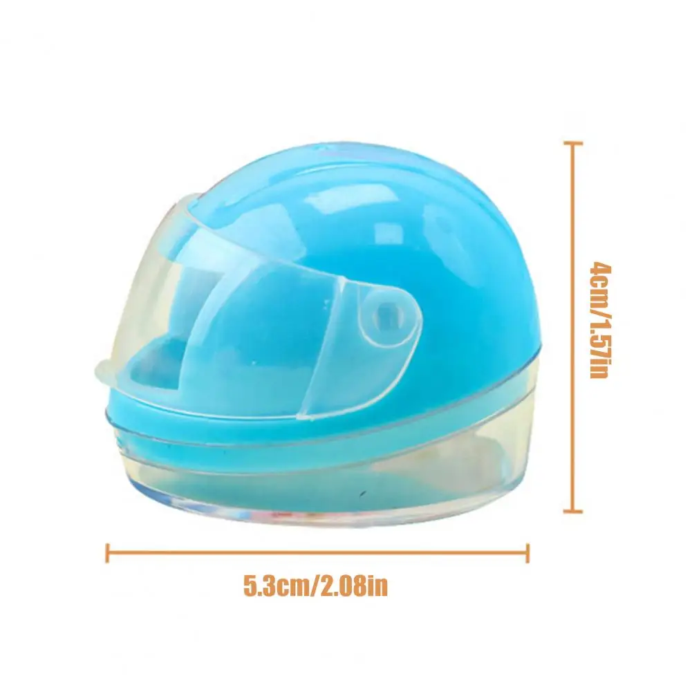 Macaron Color Sharpener 12pcs Helmet-shaped Pencil Sharpener Set with Stainless Steel Blades Double Hole Design for Kids