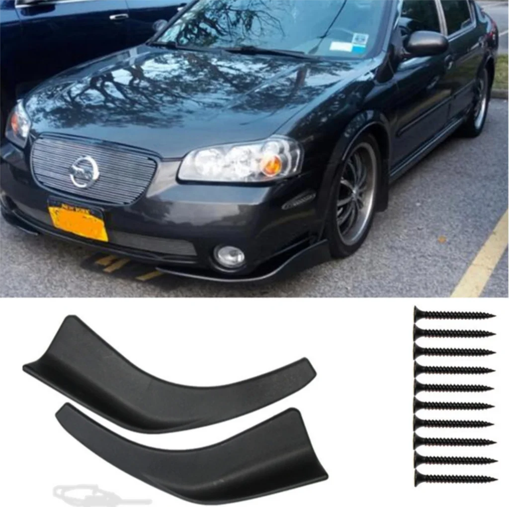 2PCS TM-504 TM-502 TM-505 TM-506  Wind Knife Universal Car  Front Lip Bumper Splitter Diffuser Spoiler Protection