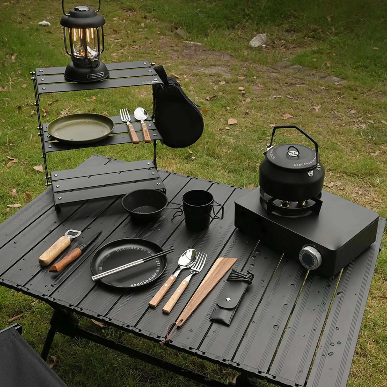 Stainless Steel Plate Safe Outdoor Plates For Patio Portable Smooth Dinnerware For Adults Kids Eating Food Travel Camping Snack