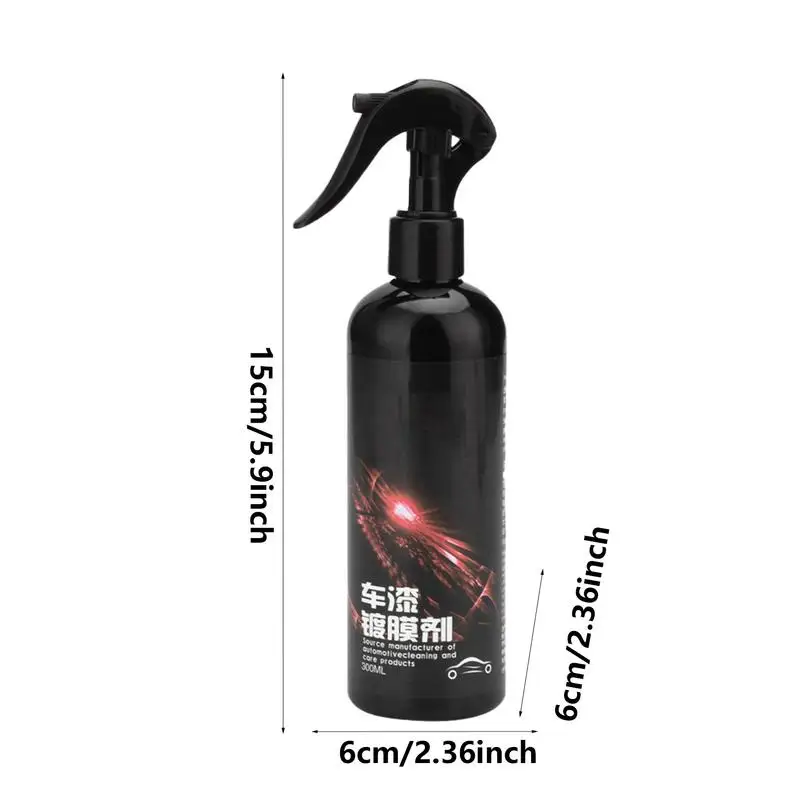 Auto Wachs Beschichtung Spray 10,15 unzen Auto Glas Glanz Wachs Hydrophobe Auto Fenster Kein Streifen Reinigungsmittel Für Glas