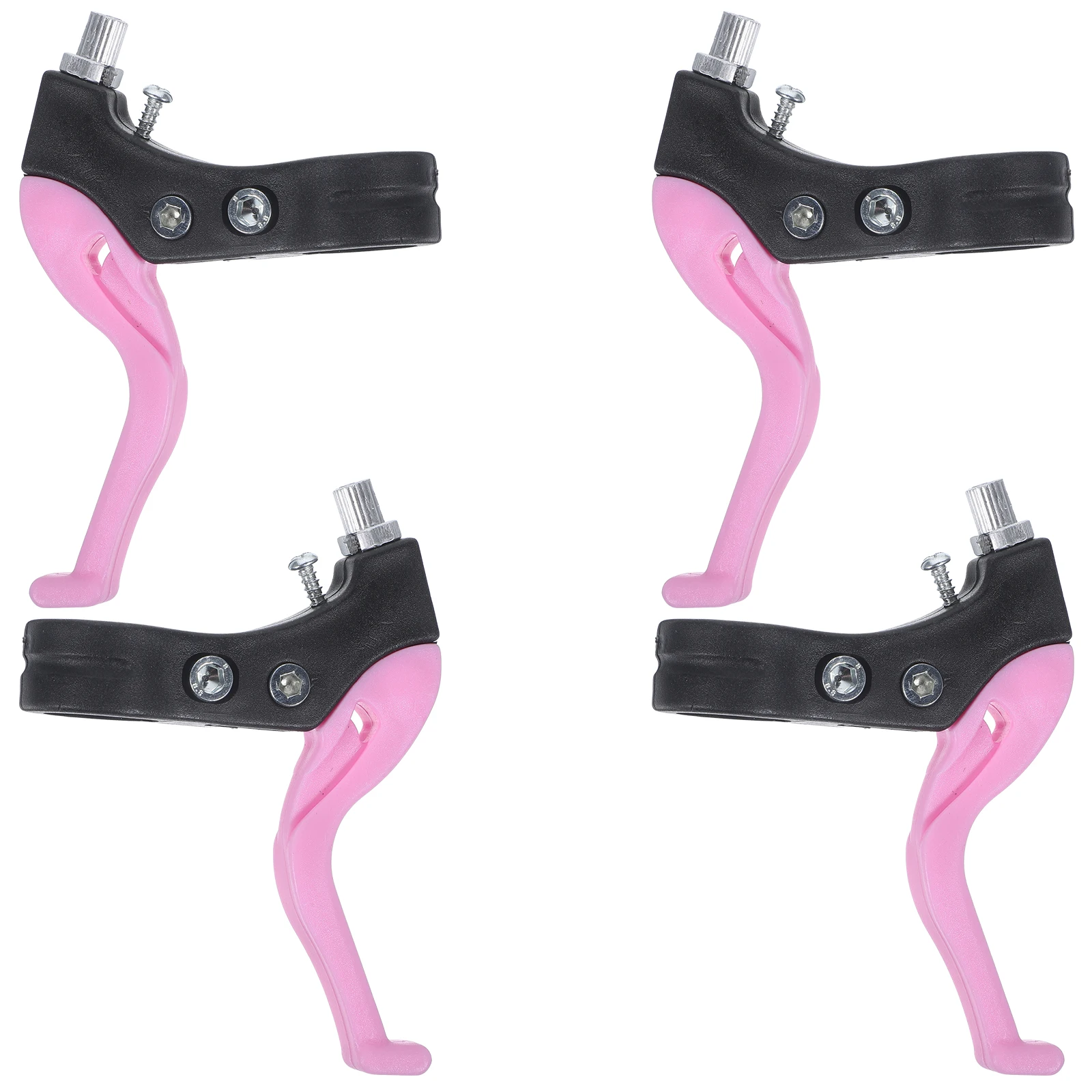 

Pink Kids Bike Brake Handle Replacement Sturdy Antiwear Material Smooth Surface Foldable Bicycle Accessories